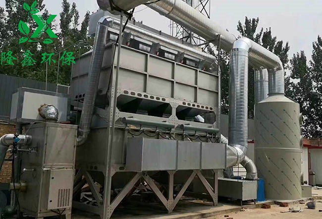 吉林長(zhǎng)春市噴漆廢氣處理設(shè)備安裝完成