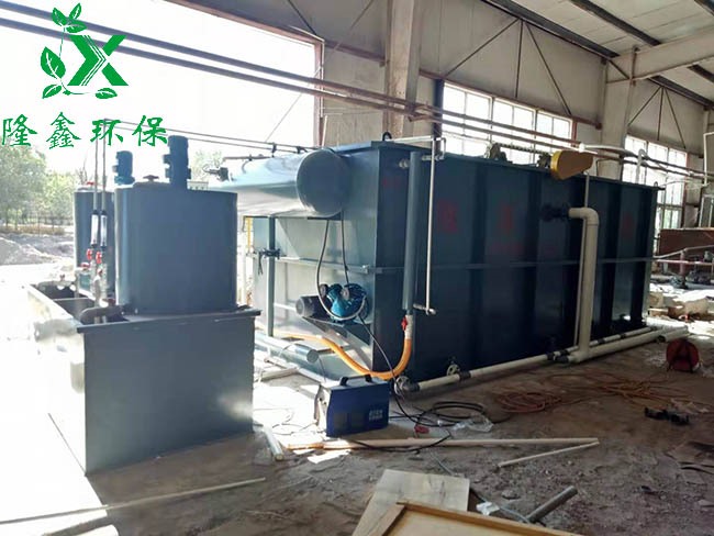 內(nèi)蒙古布草洗滌污水處理設(shè)備現(xiàn)場展示